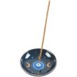 All-Seeing Eye Ceramic Incense stick Holder - Blue