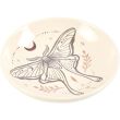 Luna Moth Ceramic Incense Stick Holder 