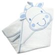 Baby 3D Hooded Towel Giraffe Design - Sky Blue