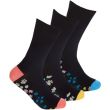 Ladies Panda Stick Comfort Fit Ditsy Floral Socks (3 Pack) - Assorted
