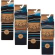 Men's Panda Stick Comfort Fit Stripe Design Bamboo Socks (3 Pack) - Assorted