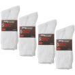 Men's Pro-Tonic Active Sportswear Sport Socks – White