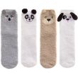Ladies Novelty Cosy Animal Design Socks in Giftbag– Assorted