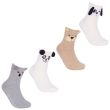 Ladies Novelty Cosy Animal Design Socks in Giftbag– Assorted