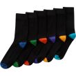 Men's Pierre Roche H&T Ragg Ankle Socks (6 Pack) – Assorted