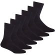 Men's Bay 6 Ankle Socks (6 Pack) – Black