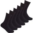 Ladies Bay 6 Ankle Socks (6 Pack) – Black