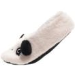 Ladies Furry Animal Design Slipper Socks with Grip Sole – Assorted