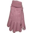 Ladies Suede Gloves Sherpa Lining & Touch Screen - Assorted