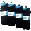 Men's Black Plain Socks (3 Pair Pack)