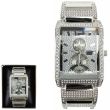 Wholesale Men's NY London Rectangular Watch - Silver