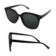Ladies Cat's Eyes With 3 Dots Design Sunglasses 