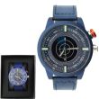 Wholesale Mens NY London Leather Strap Fashion Watch - Blue