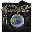 Wholesale silver pocket watch with chain 