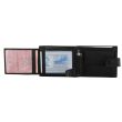 Wholesale Men's Leather RFID Wallet- Black 