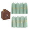 Mini Advent Candles with Holder - Set of 24