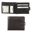Wholesale Men's Leather Wallet With Closure Button