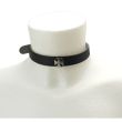 Leather Choker With a Cross 