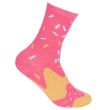 Ladies Donut Style Cotton Rich Socks