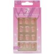 W7 Glamorous 24 Nails With Glue  - French Pearls 