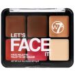 W7 Let's Face It Makeup Palette - Soft Glow (Blush, Bronze & Glow)
