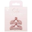 W7 Nude Satin Covered Hair Clamps - 9.5cm