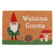 Wholesale Natural Welcome Gnome Print Doormat 