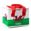 Welsh Dragon Wales Zip Up Insulated Lunch Bag 