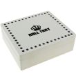 Wholesale Tray Large Wooden Box - White 
