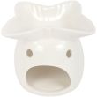White Butterfly Ceramic Oil Burner – 8.5 cm