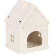 White Gingerbread House Ceramic Oil Burner