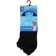 Wholesale Girl's Black Lace Trainer Socks - Fresh Feel (UK - 9-12)