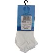 Wholesale Girl's White Lace Trainer Socks - Fresh Feel (UK - 12.5-3.5) 