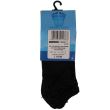 Wholesale Girl's Black Lace Trainer Socks - Fresh Feel (UK - 9-12)