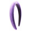 Wholesale 2.5cm Wide Velvet Padded Aliceband - Assorted Colours