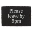 Wholesale Black Door Mat Please Leave By 9pm 
