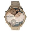 Wholesale Mens NY London 4 Dial Design Metal Bracelet Watch - Rose Gold