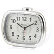 Wholesale Small Quartz Alarm Clock- Black / Silver