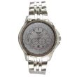 Wholesale Men's NY London Round Metal Bracelet Watch - Silver