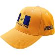 Wholesale 6 Panel Embroidered Baseball Cap Barbados - Yellow
