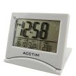 Wholesale Acctim Digital Mini Flip II LCD Alarm Clock - Silver 