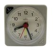 Wholesale Acctim Ingot Quartz Mini Alarm Clock - Silver