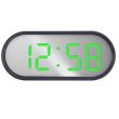 Wholesale Acctim Mirror Led Alarm Clock- Grey/Green