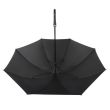 Wholesale Adults Black Auto Walking Umbrella With Crook Handle