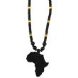 Wholesale African Continent Necklace - Black