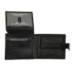 Wholesale Biggs & Bane Men's RFID Leather Wallet With Stud Closure Button - Black