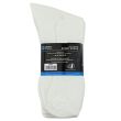 Wholesale Boys Activewear Cotton Rich Sports Socks (3 Pack) -  White 4-6
