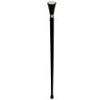 Wholesale Capstick with Metal Top Walking Stick - Black
