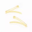 Wholesale Card Of 2 Open Style Barrettes 6cm