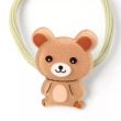 Wholesale Card Of 2 Teddy Bear Bobble Elastics